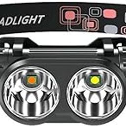 Care 4 LED Headlamp USB Rechargeable Miner's Lamp Outdoor Night 4 hrs Torch Emergency Light (Black)-13