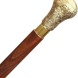Wooden Craft Walking/Cane Stick with Base Rubber Unisex Colour -Brown Unfold Made with Pakka Sheesham Light Weight Stick for Man Women and Old Peple Brash-image-99