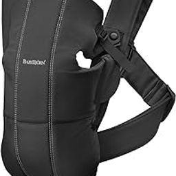 BabyBjörn Baby Boys Baby Girls Cotton Carrier Mini (Black)-image-80