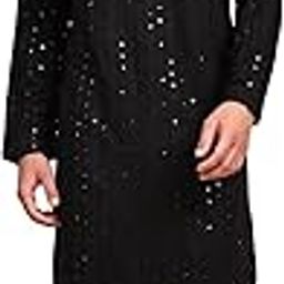 Men's Viscose Rayon Embroidered Kurta Pajama Set Sequined Woven Design Festive Party Dress-picture-26