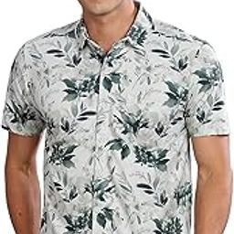 bullmer Trendy Regular Fit Printed Half Sleeve Shirt for Men-picture-5