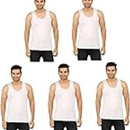( JPR Men's Cotton Sleeveless Vest, White, Round Neck, Undershirt/White Vest for Mens-image-82