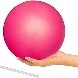 SAMPLUS MALL (LABEL) 9 Inch Exercise Ball Mini Ball for Yoga, Gym Anti Burst and Slip Resistant Balls-image-15