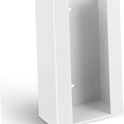 ARTSEWPLY Wall Mounted Gloves Storage Organizer Case Transparent Acrylic Disposable Gloves Holder for Tissues and Supplies White Design Space Saving Material-image-7