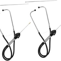 JECOMPRIS 2pcs Underground Pipe Leak Detection Tool Leak Detection Sticks Stainless Steel Water Detector for Mechanics-image-30