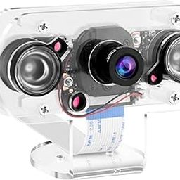 IDUINO Raspberry Pi 4B Camera IR Camera Module 75 Degree 5MP OV5647 Webcam Automatically Switching Between Day and Night Vision with Holder and Cable for Raspberry Pi 5 4B 3B+ Zero and Zero W-2