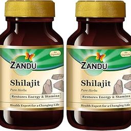 Zandu Shilajit Capsule, 60 capsules x Po2, Original and Pure Himalayan Shilajeet, Boosts Immunity, Strength and Stamina.-3
