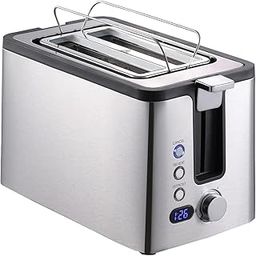 Digital Toaster with LED Display, Stainless Steel, Defrost and Reheat Functions-15