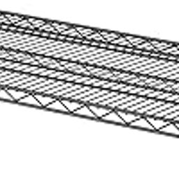 WEBSTORE SUPPLY Black Epoxy Large Wire Wall Mount Shelf, Kitchen Shelves, Heavy Duty Garage Wall Shelving, Wall Mounted Storage Shelves (18" W x 36" L)-image-31
