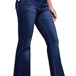 Women's Regular High Rise Wide-Leg Jeans-image-76