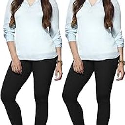 Black Ankle Length Leggings_Set of 2-image-18