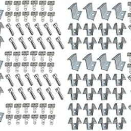 ASPA Solar Panel mounting clamp 35MM & Spring NUT M8,Allen Bolt M8 30MM for 25 Solar Panels (20 End Clamps and 40 Mid Clamps & 60 Spring NUT+60 Allen Bolt)…-picture-17