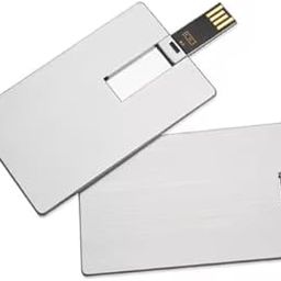 CleverlyGifted>> 32GB | 2.0 |10mbps | Metal Credit Card Style USB Flash Drive | Metal Slim Design, Silver Pen Drive|Corporate Gift Item-image-49