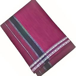 Grosoo Mens Cotton Color Dhoti| Multicolor| Single Dhoti - Pack of 1, 2.00 Meters-image-41