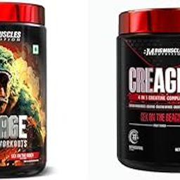 Karnage Pre-workout 300 gm + Bigmuscles Nutrition Creagen (33 Servings, Sex On The Beach)-12