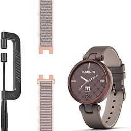 LeiOu Sport Mesh Strap Compatible with Garmin Lily GPS Smartwatch Bands Woven Nylon Replacement Accessory Watch Wristband with Remove Band Tool - Small (12#)-picture-26