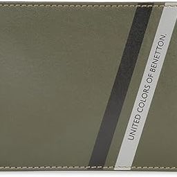Men RFID Protected Camben Passcase Wallet - Olive, No. of Card Slot: 12 | Printed Passcase Wallet with Side Closure | Leather-2