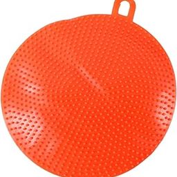 Brevanto Red Silicone Dish Scrubber Sponge – Mildew-Free, Non-Stick & Heat Resistant Cleaning Tool-image-10