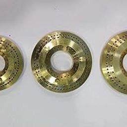 AST Brass Gas Stove Burners Cap Set of 3 Suitable for Prestige, Elica, Sunflame Branded Manual Ignition Glass Tops, Hobs Cooktops (Sizes - 1 Jumbo 9.2 CM, 1 Medium 7.8CM & 1 Small - 6.8 CM)-image-72