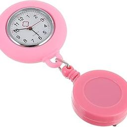 Retractable Nurse Watch- Unisex Nurse Watches Clip On Nursing Watch for Nurses Doctors Silicone Cover Fob Pocket Watch-image-41