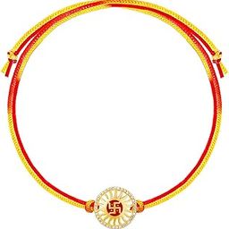 925 Silver Swastik Golden Rakhi | Gifts for Men and Boys | Quirky Rakshabandhan Rakhi for Brother | Silver Rakhi for Boys & Men With Certificate of Authenticity and 925 Stamp-image-97