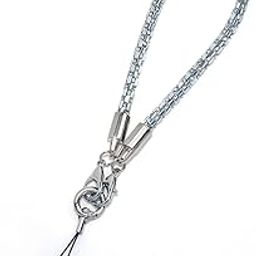 KEKZOE Crystal Wrist Strap for Mobile Phone Case, Short Lanyard with Keychain Ring, Anti-Lost Holder Strap for Keys, ID Card, Wallet, Women & Girls, Trendy Phone Charm-image-91