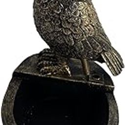 HEAVENGLOW Water Fountain Statue Creative Fountain Yard Art Decor for Outside Pond Deck owl-image-62