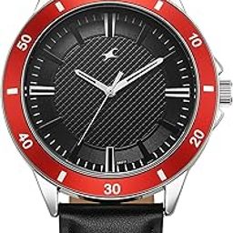 Stunners X Special Edition Quartz Black Dial Leather Analog Watch for Men-image-71