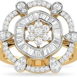 pc jeweller The Inda 18KT Yellow Gold & Diamond Rings-picture-10