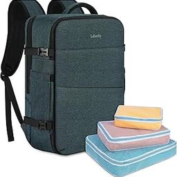 Travel Backpack for Men Women 17 Inch Flight Approved Carry on Backpack Waterproof 40L Laptop Backpack with 3 Packing Cubes Luggage Daypack Business College Weekender Overnight-picture-33