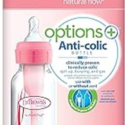 Dr. Brown's Natural Flow Options Standard Neck Baby Bottle (250ml, Pink, Set of 2)-image-25