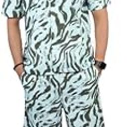 Men's Casual Wear Regular Half Sleeve Abstract Co-ords-picture-47