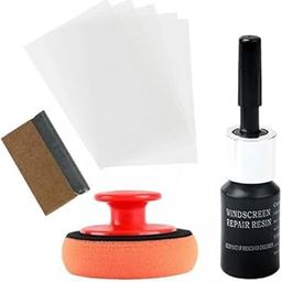 MERISHOPP 2xCar Windshield Crack Repair Kit Nano Fluid Filler for Star Shaped Crack| Universal Fit | High-Performance-image-6