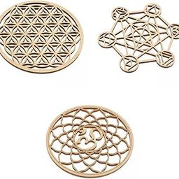 CLUB BOLLYWOOD BNF®3 PCS Geometry Wall Art Sculpture Wood Grid Hanging Decors|Crafts | Handcrafted & Finished Pieces | Home DÃƒ©cor & Accent | Wall Hangings-image-14