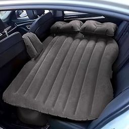 Jade Pure Car Inflatable Bed with Pump & 2 Air Pillow|Quick Inflatable Back Seat Bed|Car Mattress|Car Bed Mattress|Car Bed for Kids,Travel,Trips,Camping,Picnic,Pool &Beach|Universal Fit| (Black)-image-7