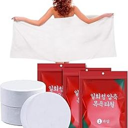 Compressed Cotton Towel Tablets, Anti-Acne Cleansing Towelettes, Pack of 4 (66 x 146 CM)-image-17