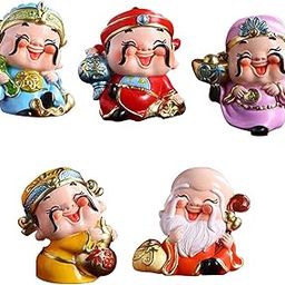 ARTISOUL® God of Fortune Figurine Creative for Spring Festival Bedroom Home Decoration Without Stand | Home Decor | Figurines-image-10