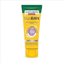 NATURES ESSENCE Sunban Suncreen SPF 50 PA+++ | No White Cast and Broad Spectrum Sun screen | For All Skin Types | Non Greasy | Lightweight | For Men & Women | 60ml-image-79