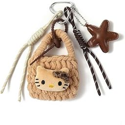 Padlock teddy Bag charm - Brown | Key Ring for Handbags | keychain for girls cute |Aesthetic Phone charms Car Key chain | Travel Accessories | Ideal for Gifting-38