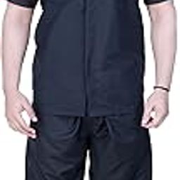 Waiter, Hotel, Restaurant, Catering Staff Uniform, Dress (Full Set), Dark Blue-image-12