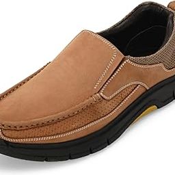 Loafer for Men | Lightweight & Comfortable | Stylish Leather Moccasin Slip-On with Cushioned Insole | Perfect for Casual Outfits & Everyday Comfort (4040)-image-98