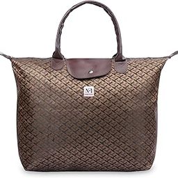 Jacquard Convertible Long Shopping Bag Foldable Shopping Handbag Travel Bag Women Shoulder Waterproof Carry Bag-image-9