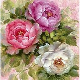 Jividri DIY 5D Diamond Painting by Number Kits Full Drill Rhinestone Embroidery Cross Stitch Pictures Arts Craft for Home Wall Decor-11.8x15.8In (Flower)-image-8