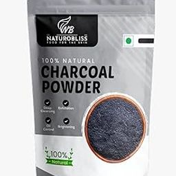 Naturobliss 100% Natural Charcoal Powder for Face and Skin, Deep Cleansing, Oil Control, Exfoliation and Brightening 200g-image-75