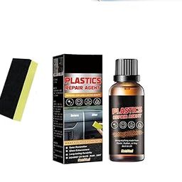 ROKTRY 1 pcs Plastic Restorer for Cars ,Lasting Auto Restoring Liquid , Exterior and Interior Plastic Revitalizing , Resists Water,Auto Exterior & Interior Plastic Cleaner-11