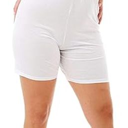 Women's Regular Shorts (Cycling short-White-XL_White_XL)-image-42