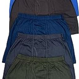 Men's Trunks | Super Combed 100% Cotton | H - Classic Regular Fit Solid Underwear with Waistband | Moisture-Wicking | Breathable & Comfortable (Pack of 5)-picture-11
