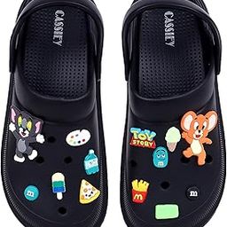 Women's Lightweight Tom & Jerry Designed Clogs, Casual Comfortable Slip On Clog Sandals-image-18