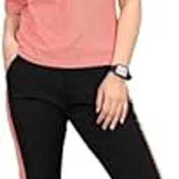 Madison Clothing Women's 2 Piece Striped Sweatsuit Set with Pants, Pink-image-62