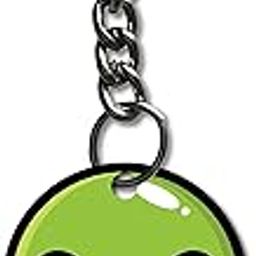 Little Cute Alien Printed Keychain Bike Car/Men/Bag Key Tag Keyrings Multicolor (1.8 x 2.5 Inch)-picture-49